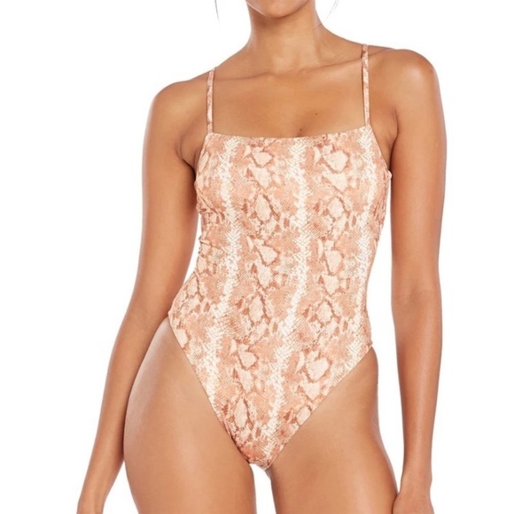 Vitamin A Jenna Sand Snake One Piece Swimsuit Size 6 - Picture 1 of 5